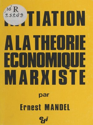 cover image of Initiation à la théorie économique marxiste